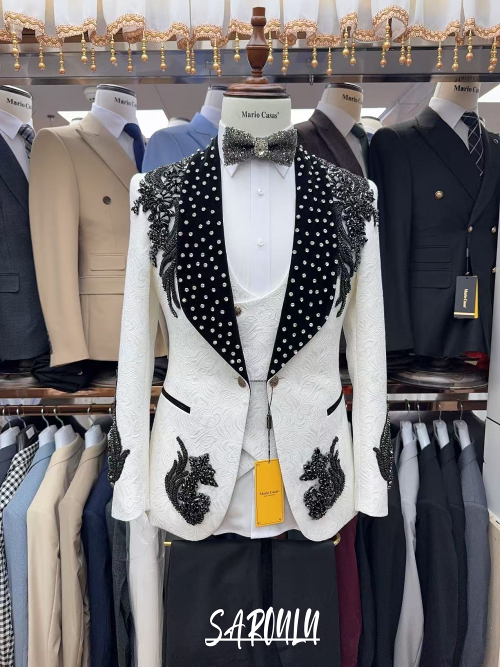 Men Formal Wear Sale - On Sale Luxurious Shawl Lapel Men's