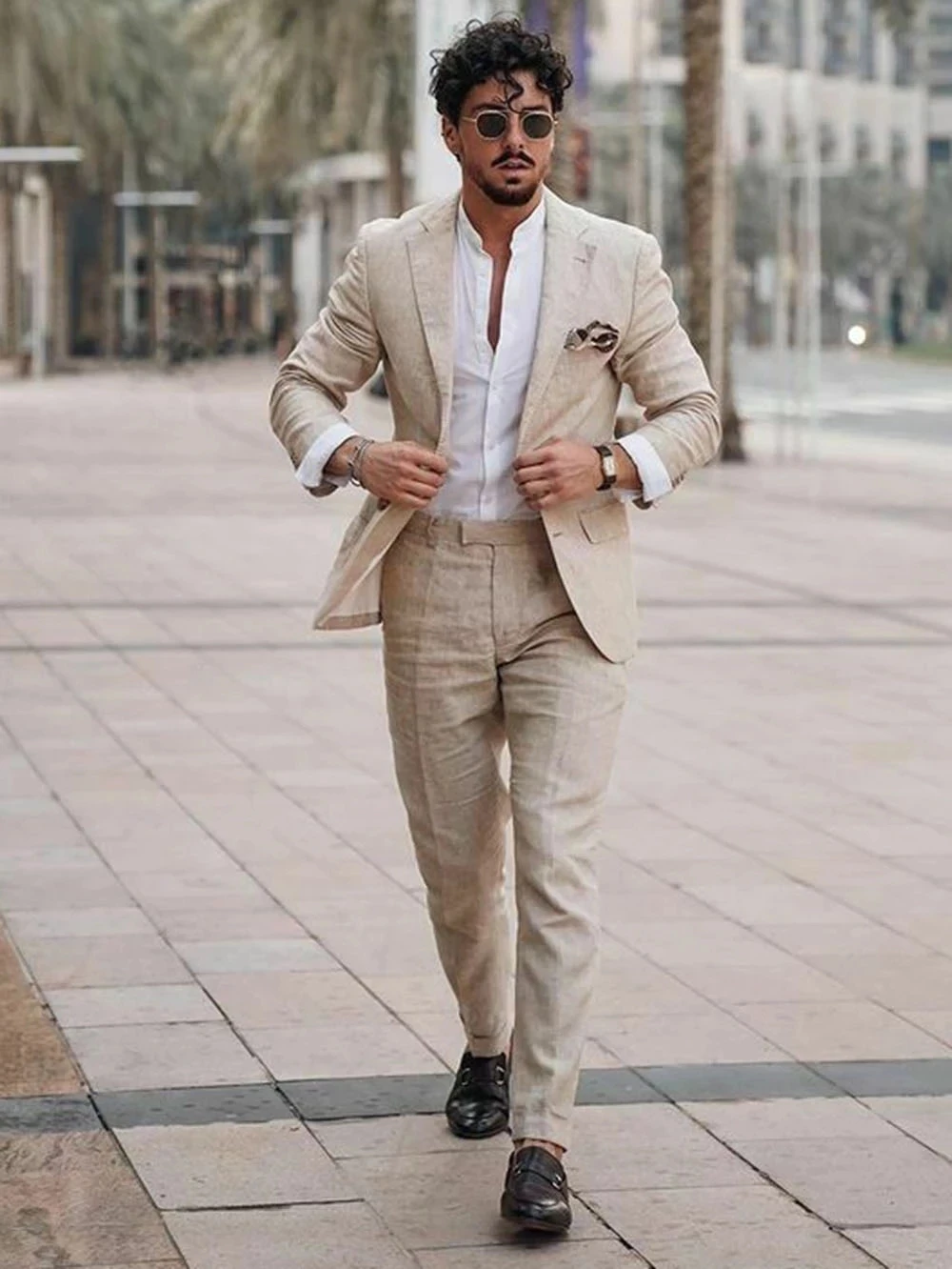 Summer Beach Business Linen Me - Men Linen Formal Wear avaliação e preço
