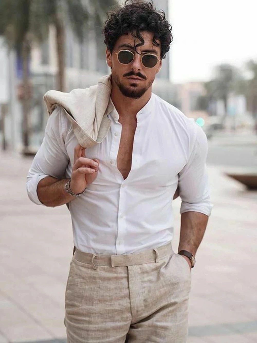 Summer Beach Business Linen Me - Men Linen Formal Wear avaliação e preço