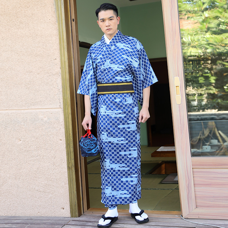Summer Japanese Ethnic Clothin - Traditional Japanese Men'S Formal Wear avaliação e preço