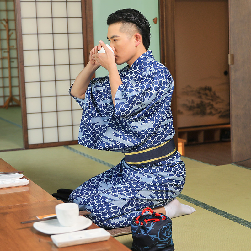 Summer Japanese Ethnic Clothin - Traditional Japanese Men'S Formal Wear avaliação e preço