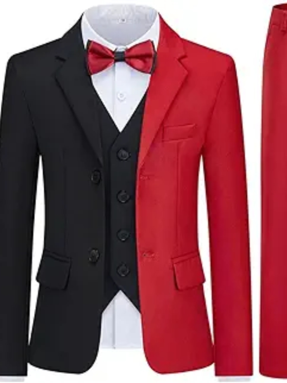Elegant Contrast Color 3-piece - Men Formal Wear Sale avaliação e preço