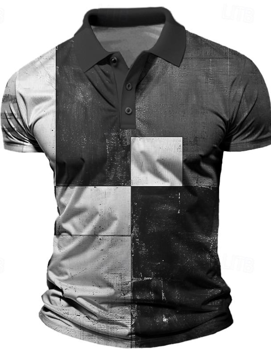 Men's Plaid Polo Shirts Golf S - Men'S Vintage Formal Wear avaliação e preço