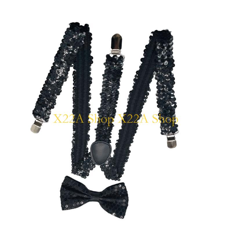 Unique Shining Suspenders Bowt - Suspender Clip Formal avaliação e preço