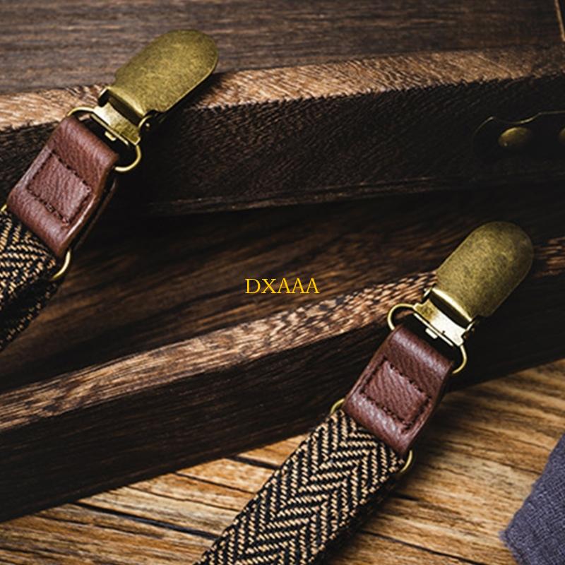 DXAA Men Elastic Suspenders 3  - Suspender Clip Formal avaliação e preço