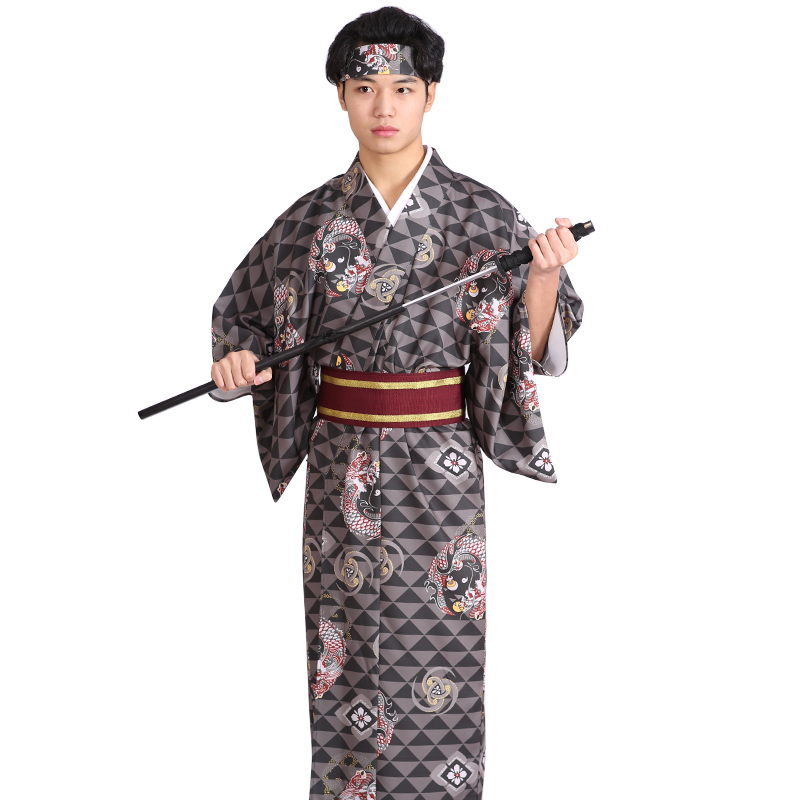 Asian Ethnic New Design Kimono - Traditional Japanese Men'S Formal Wear avaliação e preço