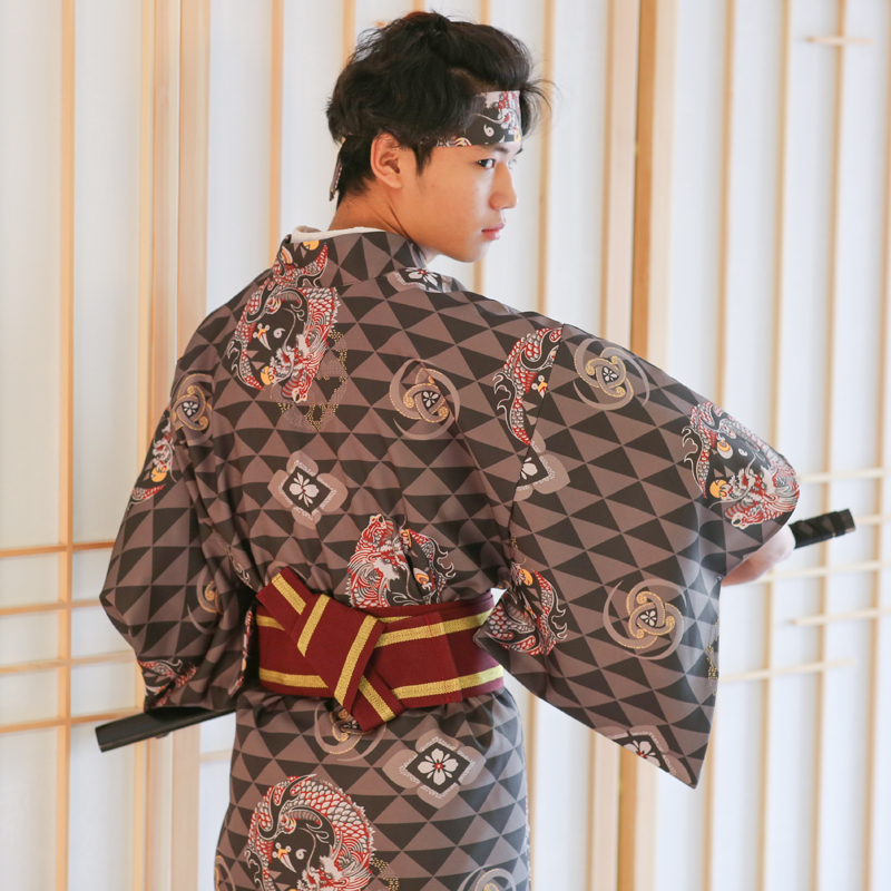 Asian Ethnic New Design Kimono - Traditional Japanese Men'S Formal Wear avaliação e preço