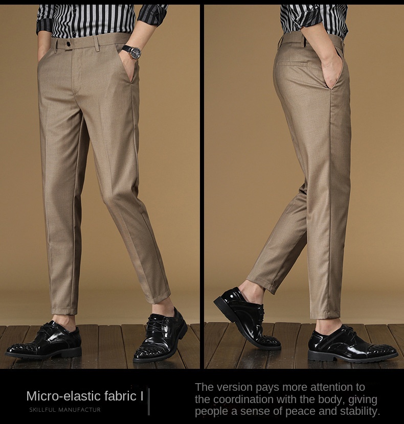Summer Suit Pants Men Red Blac - Men Formal Wear Dress avaliação e preço
