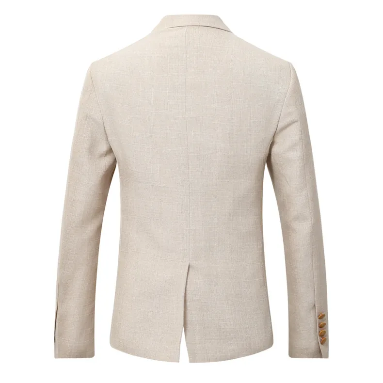 Beige Ivory Men Suit Casual Li - Men Linen Formal Wear avaliação e preço