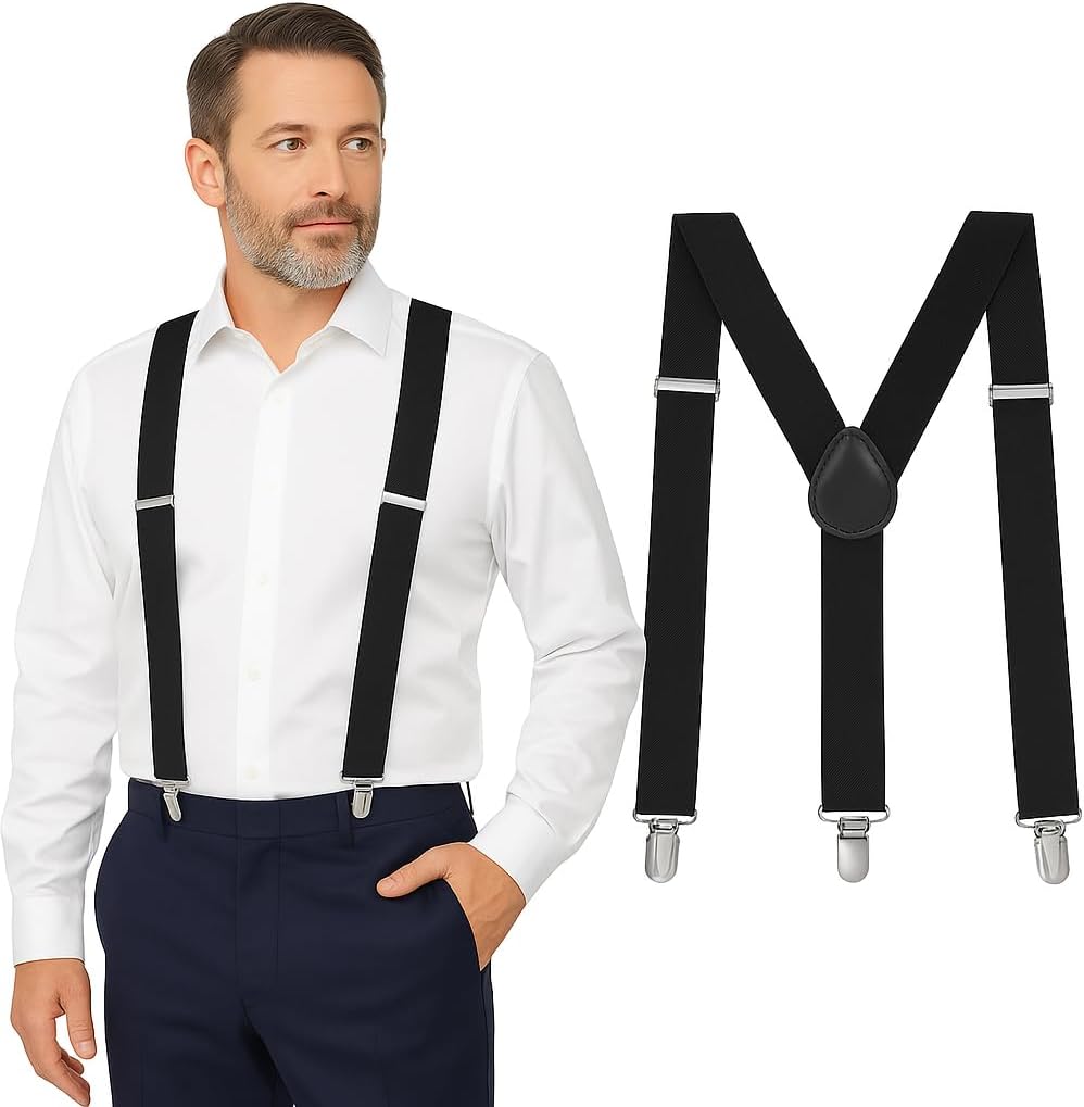Father's Day Gift Heavy Duty Y - Suspender Clip Formal avaliação e preço