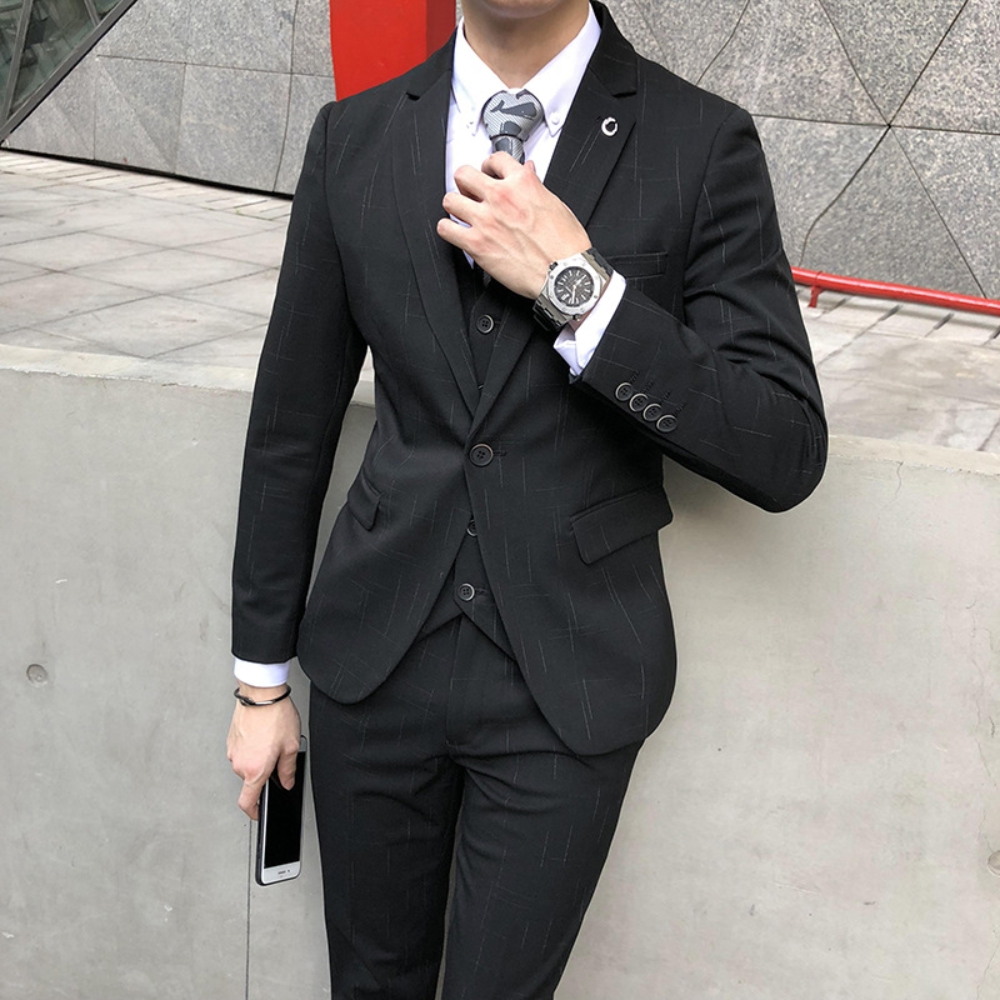 Decent Blazer Vest Pants Men's - Men Formal Wear Sale avaliação e preço