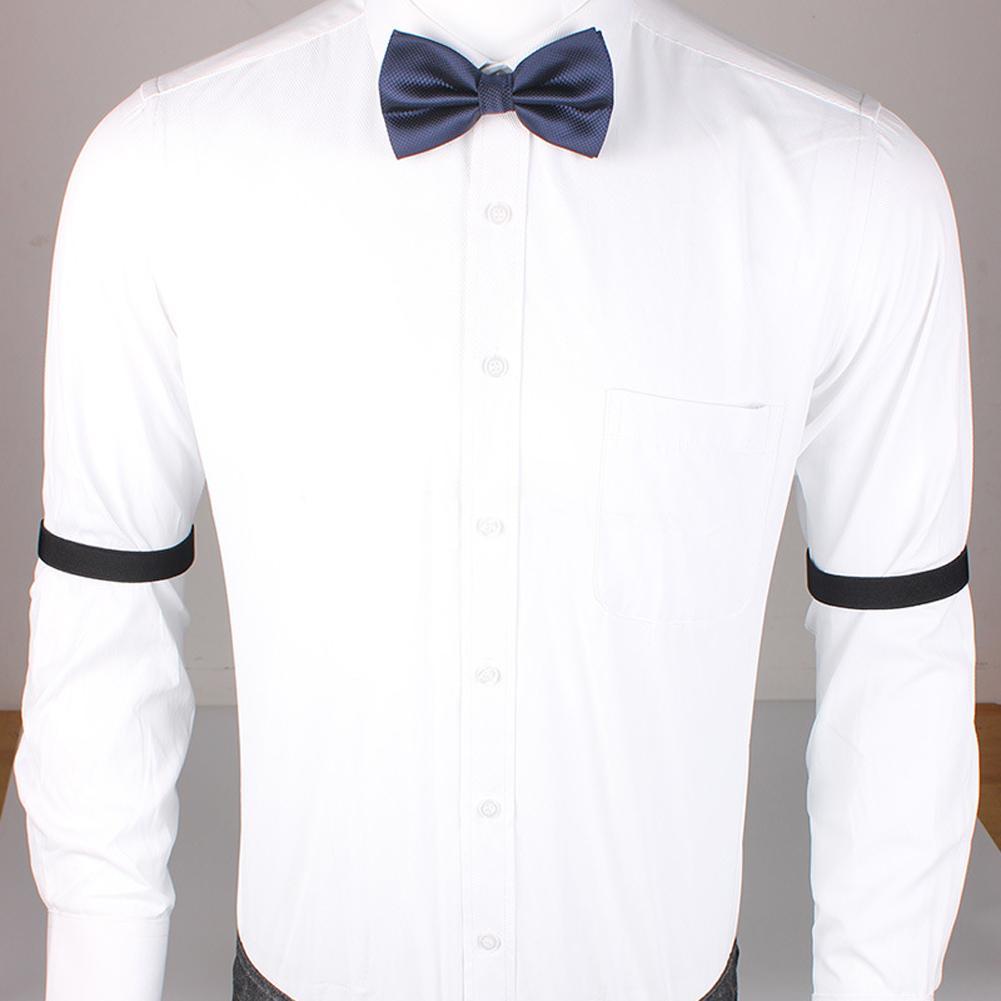 Elastic Shirt Armbands Garter  - Suspender Clip Formal avaliação e preço