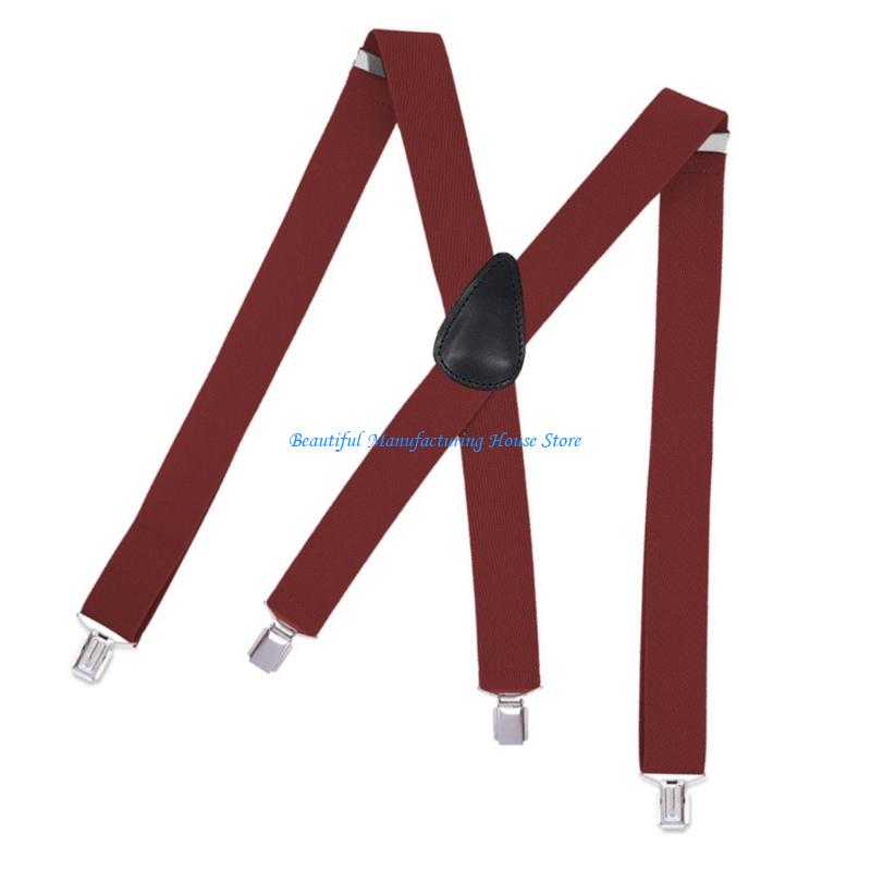 E56A Mens Dress Suspenders Adj - Suspender Clip Formal avaliação e preço
