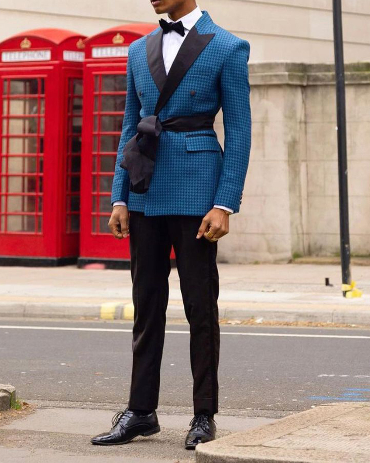 Fashion Men Suits Winter Hound - Men Formal Wear Sale avaliação e preço