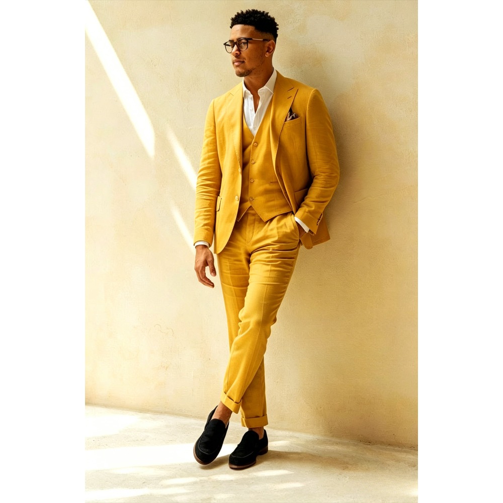 Sage Green Linen Wedding Suits - Men Linen Formal Wear avaliação e preço