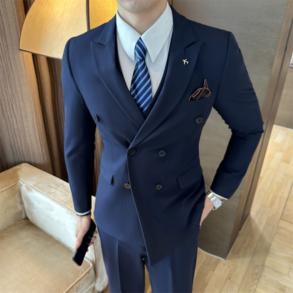 Newest Autumn Winter Men's Jac - Men Formal Wear Sale avaliação e preço