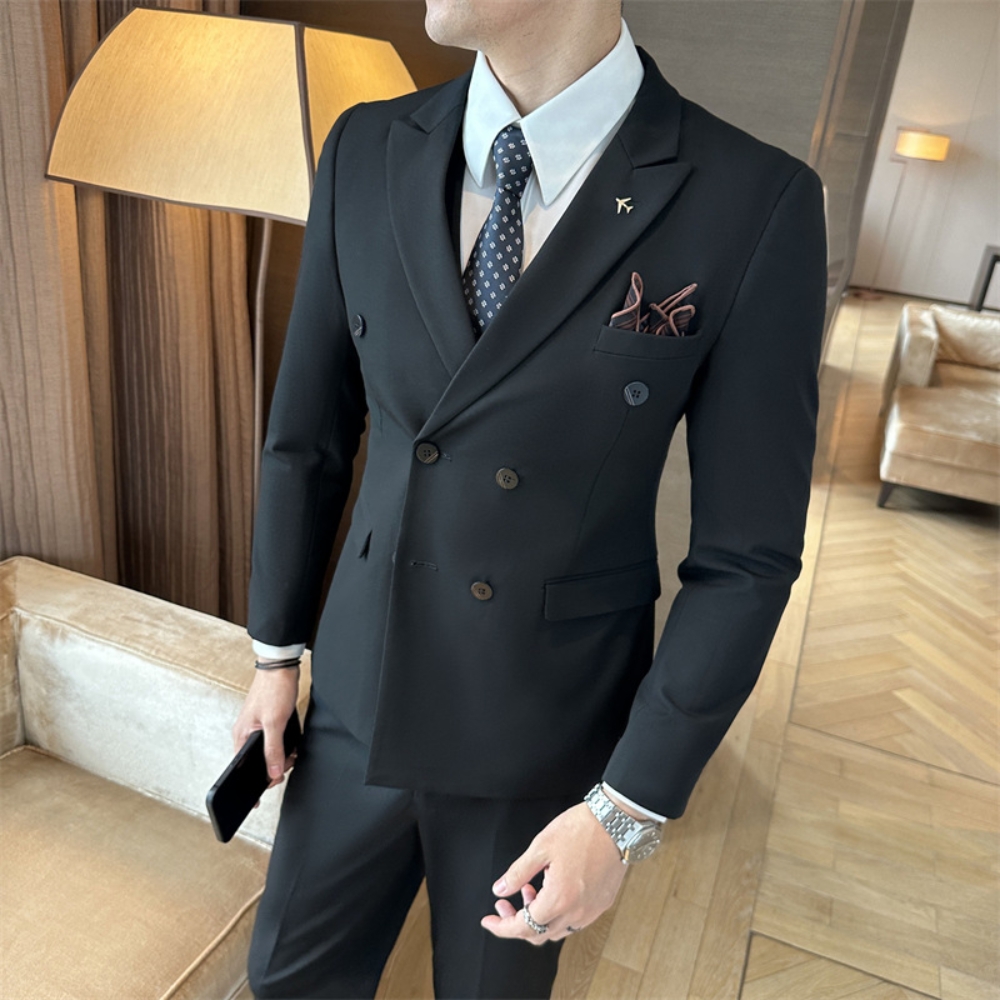 Newest Autumn Winter Men's Jac - Men Formal Wear Sale avaliação e preço