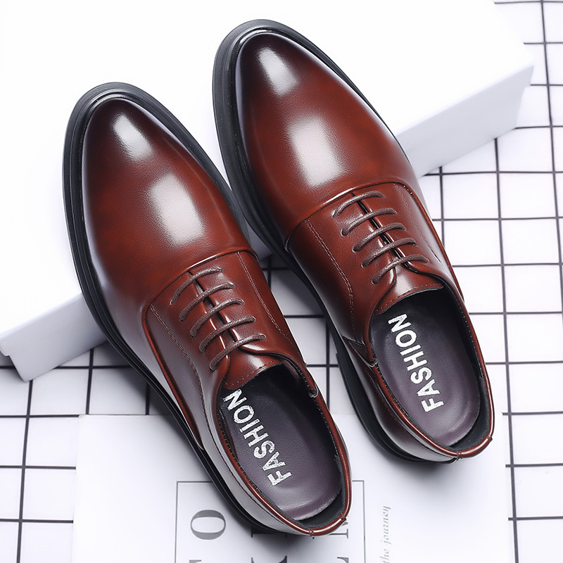 Men Dress Shoes Formal Oxfords - Men Formal Wear Dress avaliação e preço