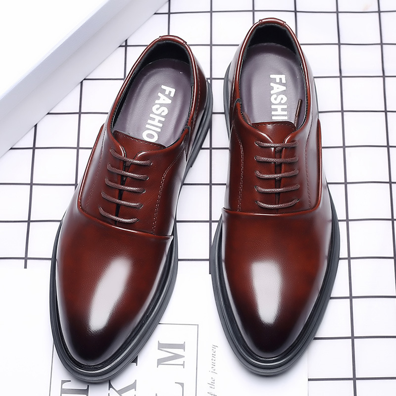 Men Dress Shoes Formal Oxfords - Men Formal Wear Dress avaliação e preço