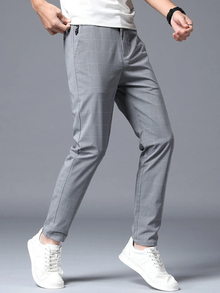 Striped Male Suit Trousers Sum - Men'S Vintage Formal Wear avaliação e preço