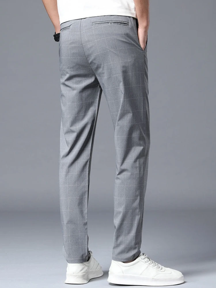 Striped Male Suit Trousers Sum - Men'S Vintage Formal Wear avaliação e preço