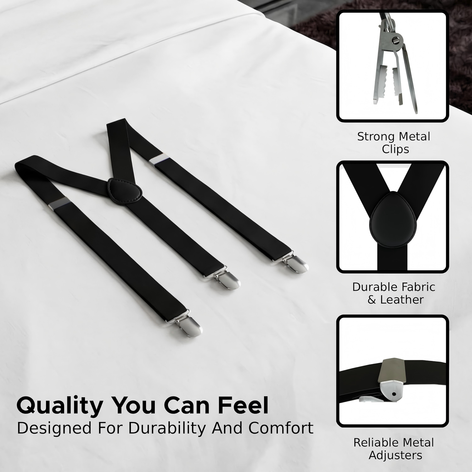 Ideal as a Father's Day gift,  - Suspender Clip Formal avaliação e preço