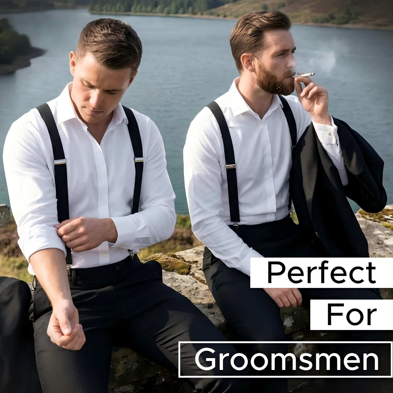 Ideal as a Father's Day gift,  - Suspender Clip Formal avaliação e preço