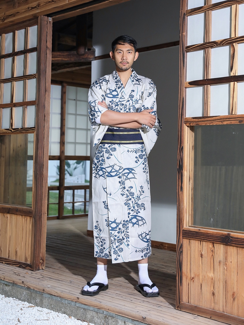 Japanese Kimono With Belt Men' - Men Linen Formal Wear avaliação e preço