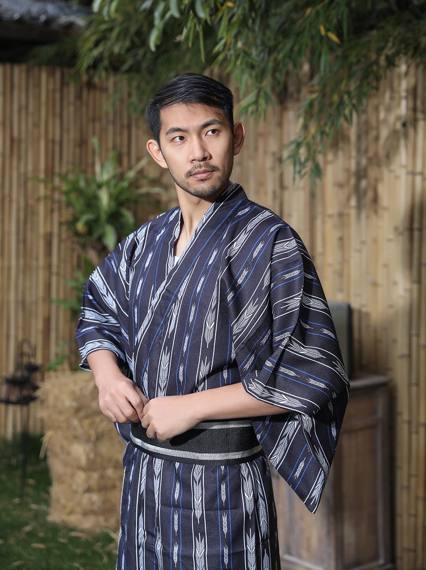 Japanese Kimono With Belt Men' - Men Linen Formal Wear avaliação e preço