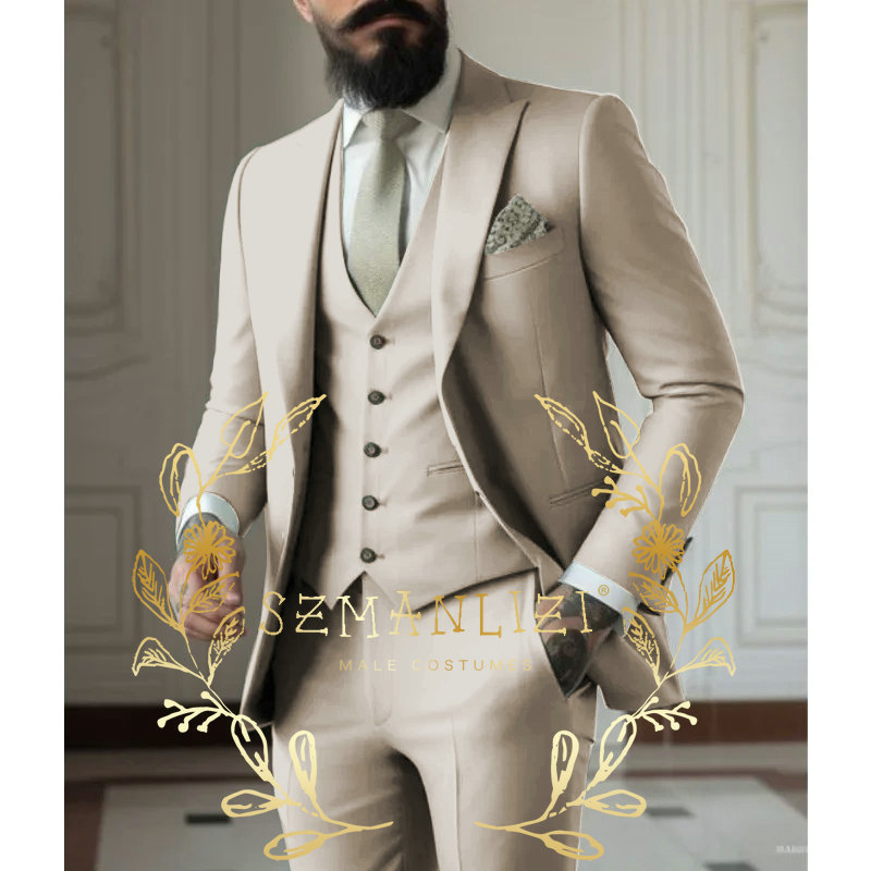 Light green Suits Men Suits 3  - Men Formal Wear Dress avaliação e preço