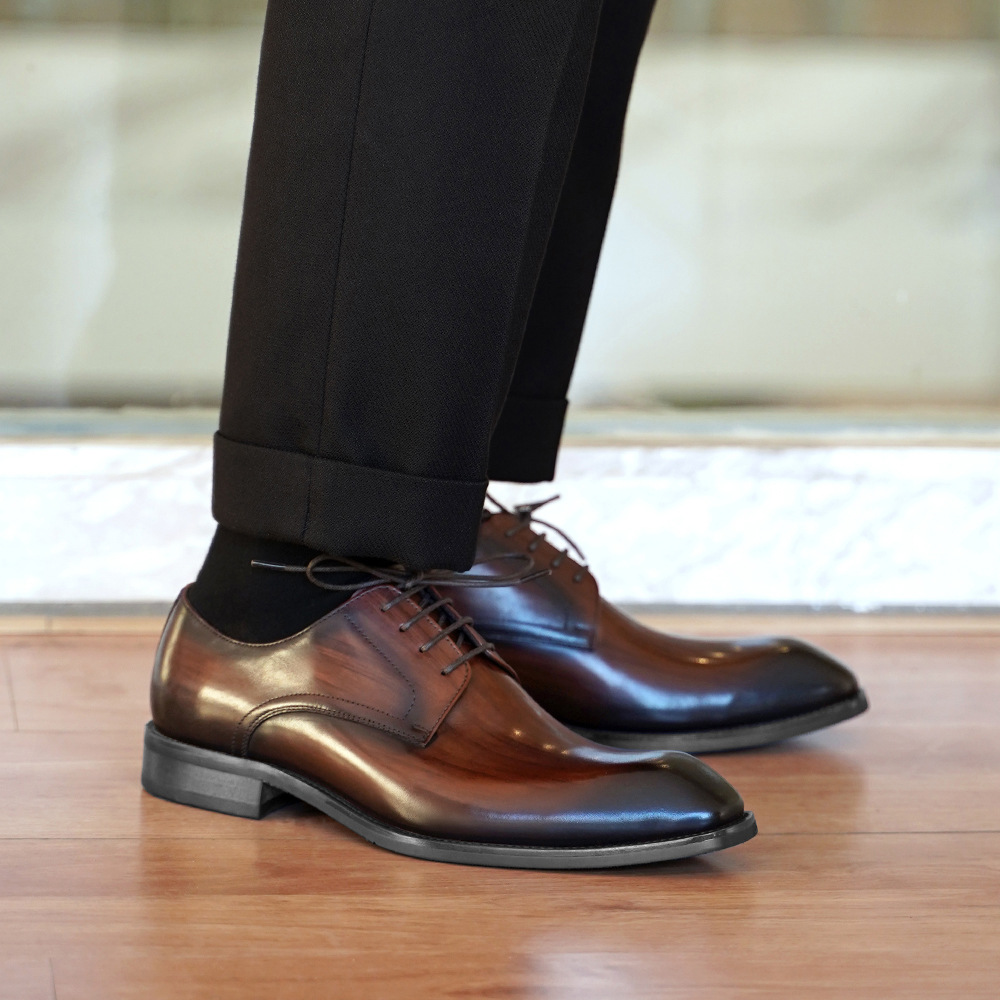 Men's Business Casual Shoes Di - Men Formal Wear Dress avaliação e preço