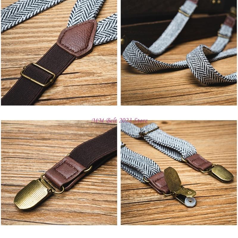 49ME Adult Suspenders with Met - Suspender Clip Formal avaliação e preço