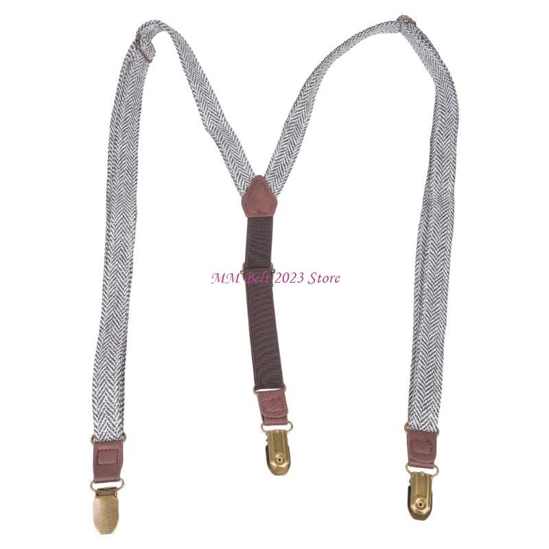 49ME Adult Suspenders with Met - Suspender Clip Formal avaliação e preço