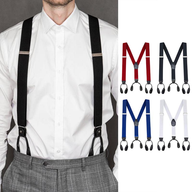 Adult Men Suspender Heavy Duty - Suspender Clip Formal avaliação e preço