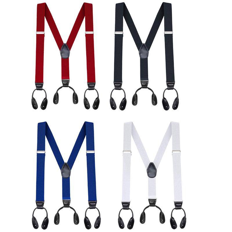 Adult Men Suspender Heavy Duty - Suspender Clip Formal avaliação e preço