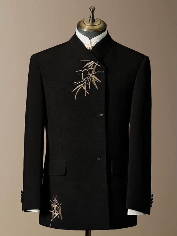 New Chinese Style Wedding Suit - Men Formal Wear Online avaliação e preço