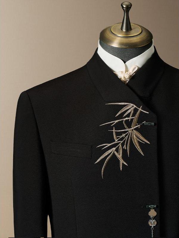 New Chinese Style Wedding Suit - Men Formal Wear Online avaliação e preço