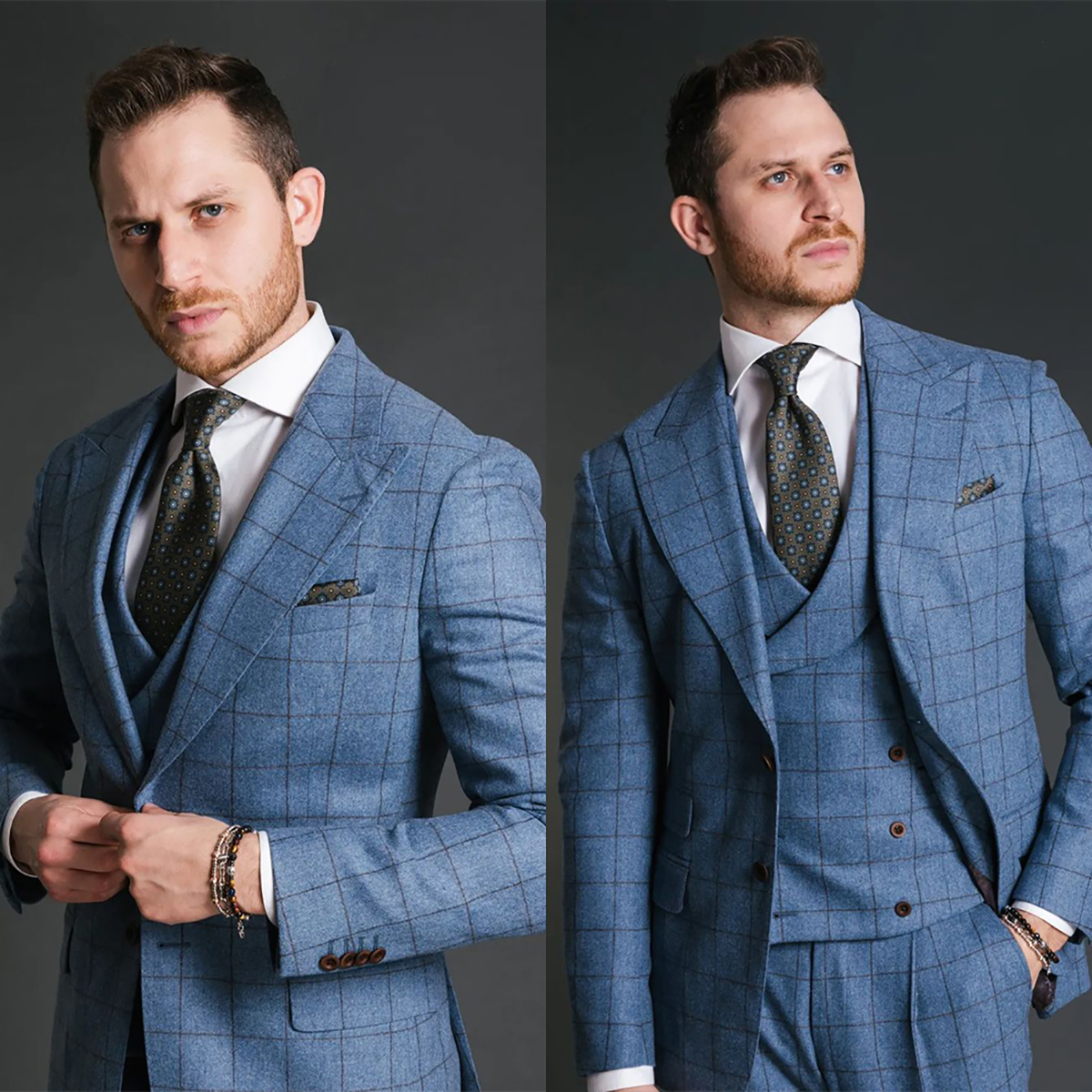 Blue Vintage Men Suit Tailor-M - Men'S Vintage Formal Wear avaliação e preço