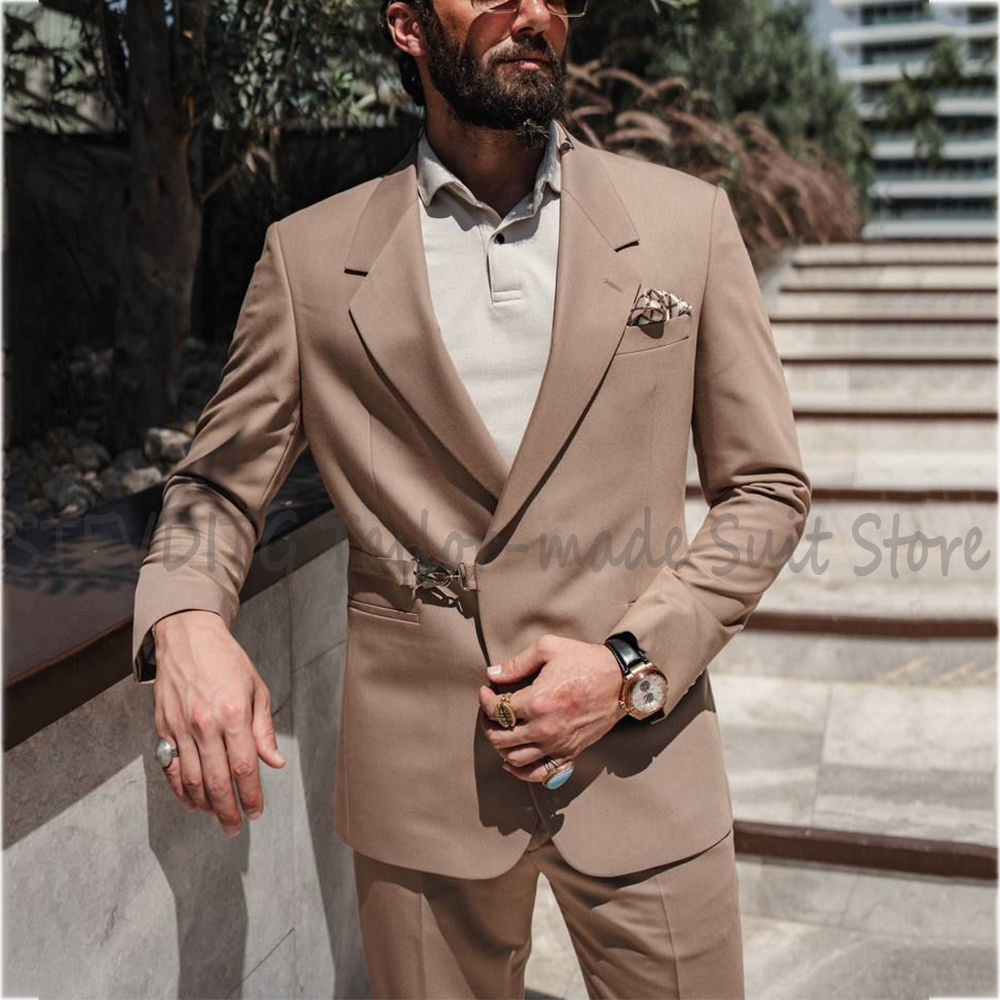 Men's Suit High Quality Luxury - Men Linen Formal Wear avaliação e preço
