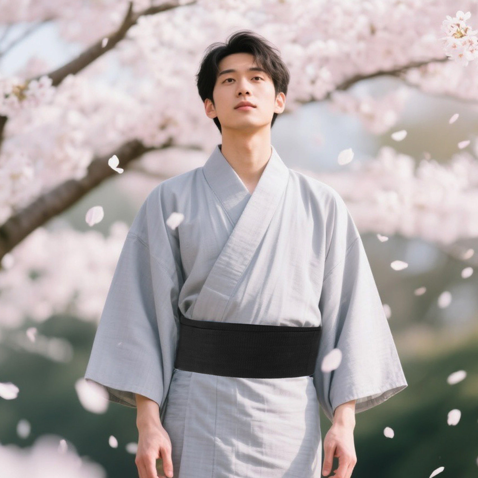 Men Kimono Belt Wide Tradition - Traditional Japanese Men'S Formal Wear avaliação e preço