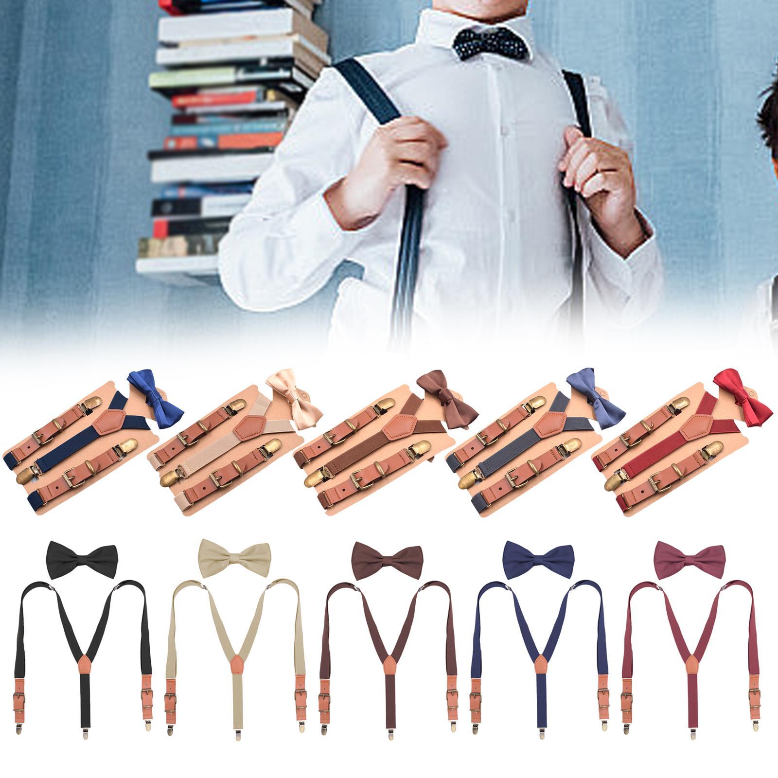 Kids Suspenders Adjustable 3 C - Suspender Clip Formal avaliação e preço