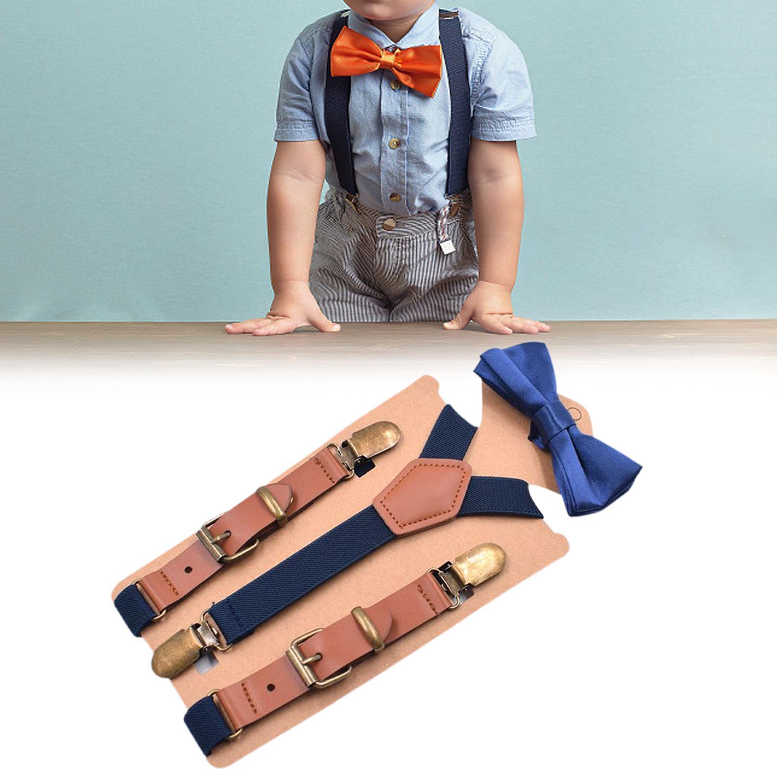 Kids Suspenders Adjustable 3 C - Suspender Clip Formal avaliação e preço