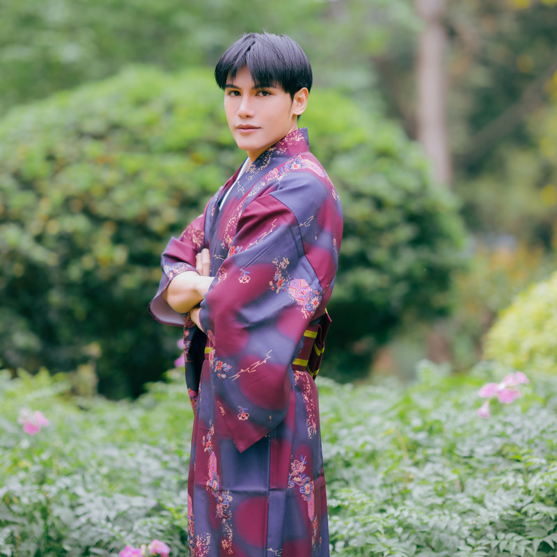 Japanese Ethnic Clothing Kimon - Traditional Japanese Men'S Formal Wear avaliação e preço