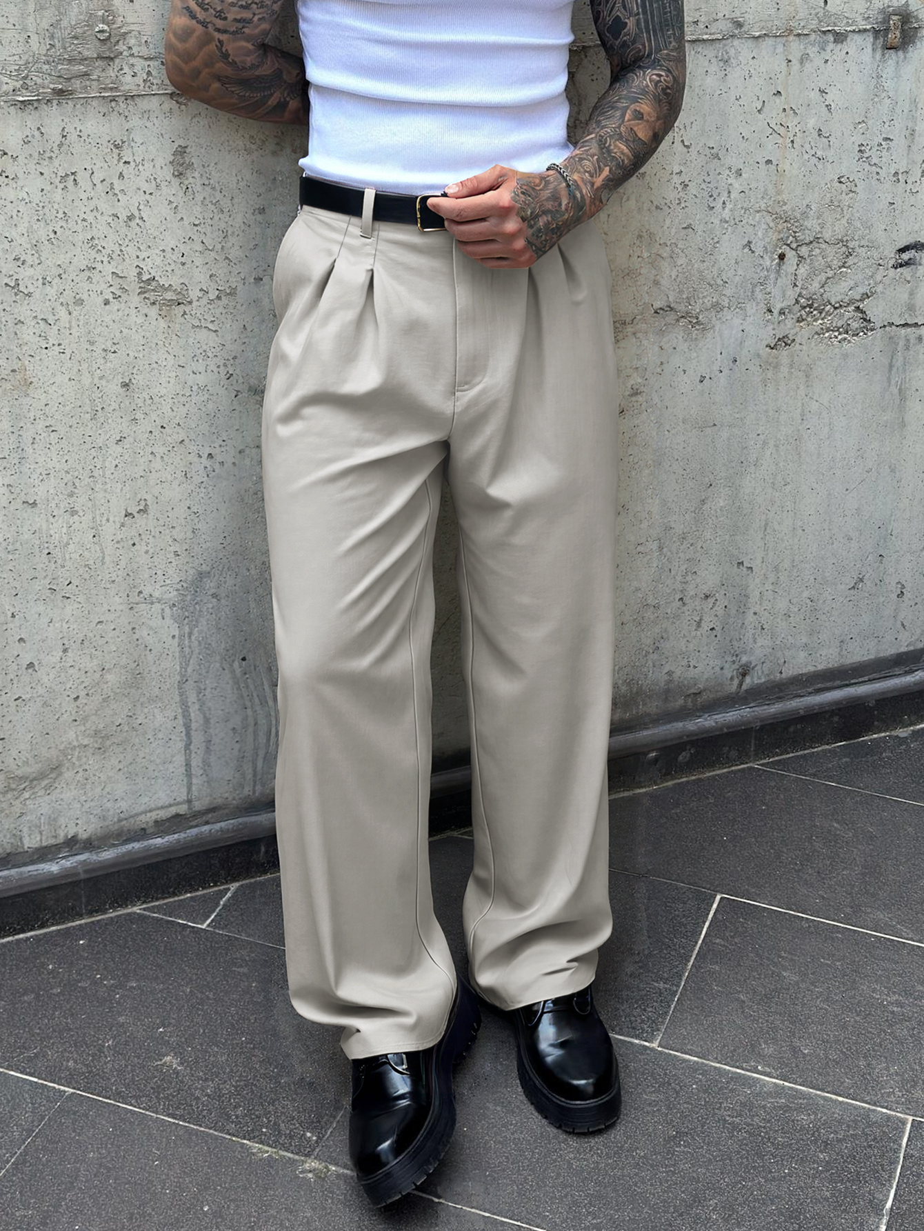 Men's Designer Dress Pants, Fa - Men Formal Wear Dress avaliação e preço