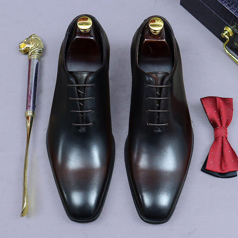 Designer Genuine Leather Mens  - Men Formal Wear Dress avaliação e preço