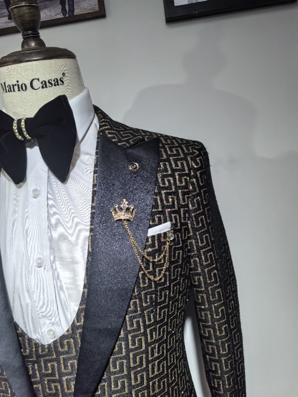 Hot Sale Charming Men's Suit E - Men Formal Wear Sale avaliação e preço